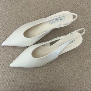 Tony Bianco White Diva Heels
